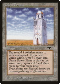 Urza's Tower (Plains) - Antiquities (ATQ) #85c - Common Magic: The Gathering Trading Card
