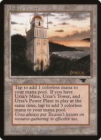 Urza's Tower (Shore) - Antiquities (ATQ) #85b - Uncommon Magic: The Gathering Trading Card