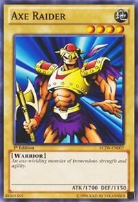 Axe Raider trading card from Legendary Collection 4: Joey's World Axe Raider - Legendary Collection 4: Joey's World YuGiOh trading card