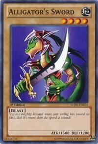 Alligator's Sword - Legendary Collection 4: Joey's World (LC04) #LCJW-EN012 - Common / Short Print YuGiOh Trading Card