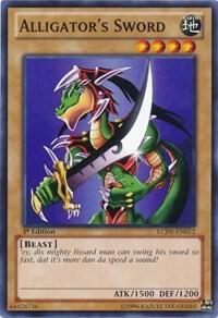 Alligator's Sword trading card from Legendary Collection 4: Joey's World Alligator's Sword - Legendary Collection 4: Joey's World YuGiOh trading card