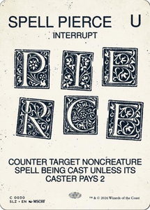 Spell Pierce (0030) - Secret Lair x MSCHF: The Zeta Set (SLZ) #30 - Common Magic: The Gathering Trading Card