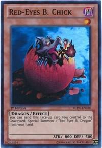 Red-Eyes B. Chick trading card from Legendary Collection 4: Joey's World Red-Eyes B. Chick - Legendary Collection 4: Joey's World YuGiOh trading card