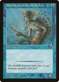 Merfolk of the Pearl Trident - Portal (POR) #60 - Common Magic: The Gathering Trading Card