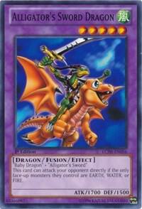 Alligator's Sword Dragon - Legendary Collection 4: Joey's World YuGiOh trading card