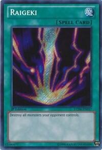 Raigeki - Legendary Collection 4: Joey's World (LC04) #LCJW-EN057 - Secret Rare YuGiOh Trading Card