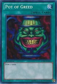 Pot of Greed trading card from Legendary Collection 4: Joey's World Pot of Greed - Legendary Collection 4: Joey's World YuGiOh trading card