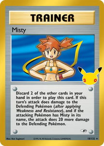 Misty - ME: 30th Celebration Classic Collection (30C) #18/132 - Classic Collection Pokémon Trading Card