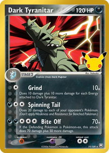 Dark Tyranitar - ME: 30th Celebration Classic Collection (30C) #19/109 - Classic Collection Pokémon Trading Card