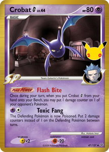 Crobat G - ME: 30th Celebration Classic Collection (30C) #47/127 - Classic Collection Pokémon Trading Card