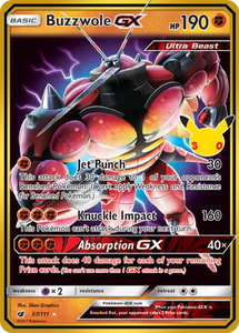 Buzzwole GX - ME: 30th Celebration Classic Collection (30C) #57/111 - Classic Collection Pokémon Trading Card