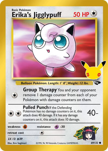 Erika's Jigglypuff - ME: 30th Celebration Classic Collection Pokémon trading card