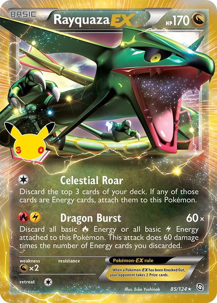 Rayquaza EX - ME: 30th Celebration Classic Collection Pokémon trading card