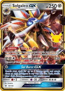 Solgaleo GX - ME: 30th Celebration Classic Collection (30C) #89/149 - Classic Collection Pokémon Trading Card