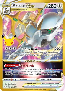 Arceus VSTAR - ME: 30th Celebration Classic Collection (30C) #123/172 - Classic Collection Pokémon Trading Card