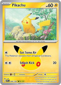 Pikachu - 046/128 - ME: 30th Celebration (30C) #046/128 - Pikachu Rare Pokémon Trading Card