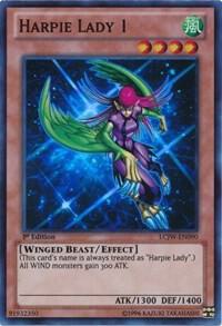 Harpie Lady 1 trading card from Legendary Collection 4: Joey's World Harpie Lady 1 - Legendary Collection 4: Joey's World YuGiOh trading card