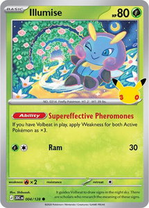 Illumise - ME: 30th Celebration (30C) #004/128 - Common Pokémon Trading Card