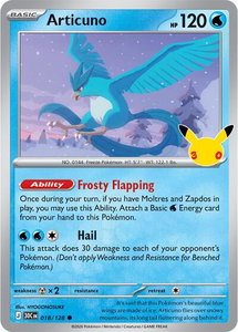 Articuno - 018/128 - ME: 30th Celebration (30C) #018/128 - Common Pokémon Trading Card