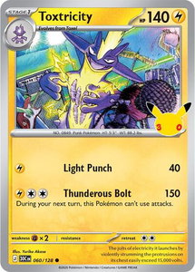 Toxtricity - 060/128 - ME: 30th Celebration (30C) #060/128 - Common Pokémon Trading Card