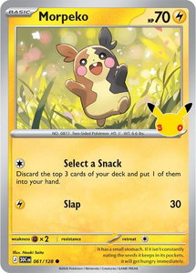Morpeko - 061/128 - ME: 30th Celebration (30C) #061/128 - Common Pokémon Trading Card