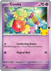 Comfey - ME: 30th Celebration (30C) #077/128 - Common Pokémon Trading Card
