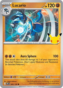 Lucario - ME: 30th Celebration (30C) #083/128 - Common Pokémon Trading Card