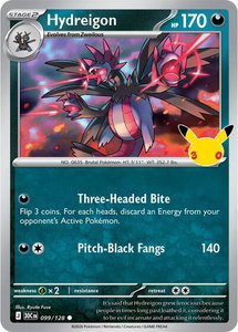 Hydreigon - ME: 30th Celebration (30C) #099/128 - Common Pokémon Trading Card