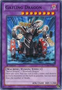 Gatling Dragon trading card from Legendary Collection 4: Joey's World Gatling Dragon - Legendary Collection 4: Joey's World YuGiOh trading card