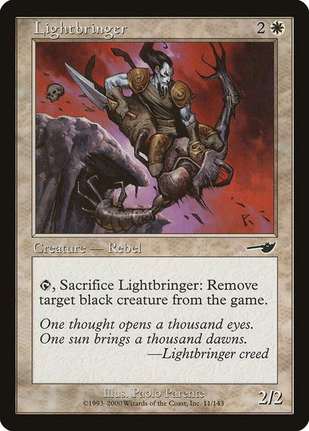 Lightbringer - Nemesis Magic: The Gathering trading card