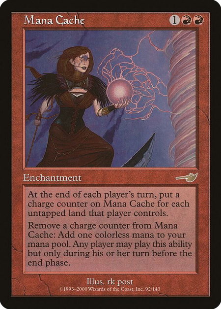 Mana Cache - Nemesis Magic: The Gathering trading card