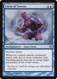 Curse of Inertia - Commander 2013 (C13) #36 - Uncommon Magic: The Gathering Trading Card