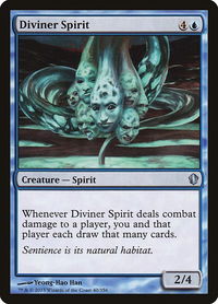 Diviner Spirit - Commander 2013 (C13) #40 - Uncommon Magic: The Gathering Trading Card