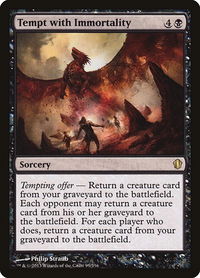 Tempt with Immortality - Commander 2013 (C13) #95 - Rare Magic: The Gathering Trading Card