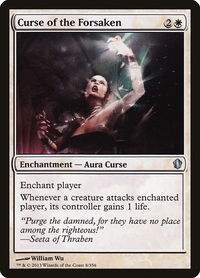Curse of the Forsaken - Commander 2013 (C13) #8 - Uncommon Magic: The Gathering Trading Card