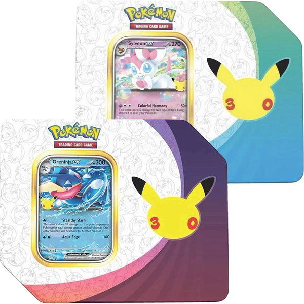 30th Celebration ex Tin [Set of 2] (Retail Version) - ME: 30th Celebration Pokémon trading card
