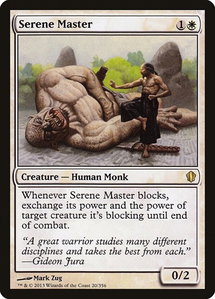Serene Master - Commander 2013 (C13) #20 - Rare Magic: The Gathering Trading Card