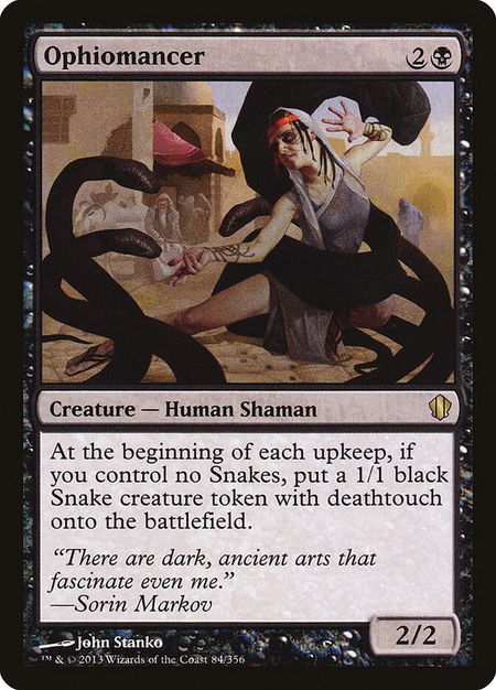 Ophiomancer - Commander 2013 Magic: The Gathering trading card