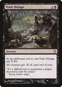 Toxic Deluge - Commander 2013 (C13) #96 - Rare Magic: The Gathering Trading Card
