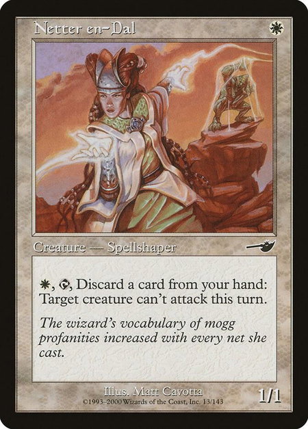 Netter en-Dal - Nemesis Magic: The Gathering trading card