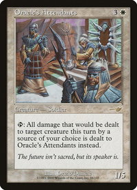 Oracle's Attendants - Nemesis (NMS) #16 - Rare Magic: The Gathering Trading Card