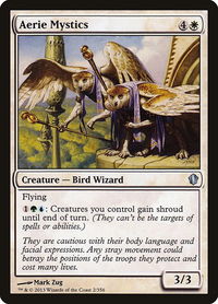 Aerie Mystics - Commander 2013 (C13) #2 - Uncommon Magic: The Gathering Trading Card