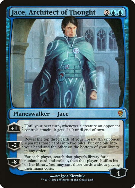 Jace, Architect of Thought - Duel Decks: Jace vs. Vraska Magic: The Gathering trading card