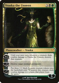 Vraska the Unseen - Duel Decks: Jace vs. Vraska (DDM) #42 - Mythic Magic: The Gathering Trading Card