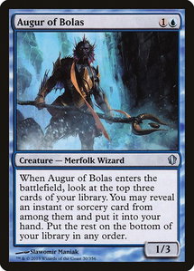 Augur of Bolas - Commander 2013 (C13) #30 - Uncommon Magic: The Gathering Trading Card