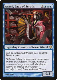 Azami, Lady of Scrolls - Commander 2013 (C13) #31 - Rare Magic: The Gathering Trading Card
