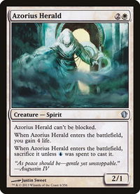 Azorius Herald - Commander 2013 (C13) #6 - Uncommon Magic: The Gathering Trading Card