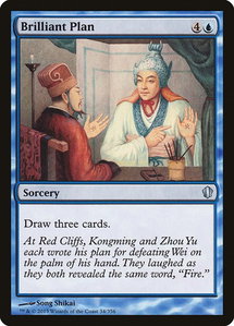 Brilliant Plan - Commander 2013 (C13) #34 - Uncommon Magic: The Gathering Trading Card