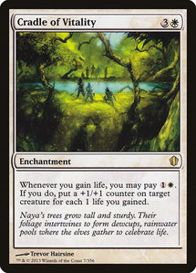 Cradle of Vitality - Commander 2013 (C13) #7 - Rare Magic: The Gathering Trading Card