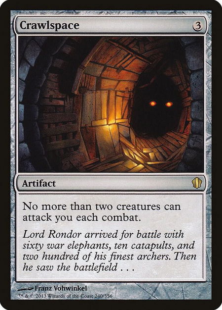 Crawlspace - Commander 2013 Magic: The Gathering trading card